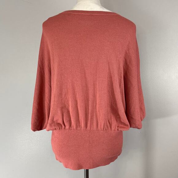 CAbi 5284 Brick Rose Button Up Kimono Cardigan Lightweight Loose Fit Sz M - Picture 4 of 11